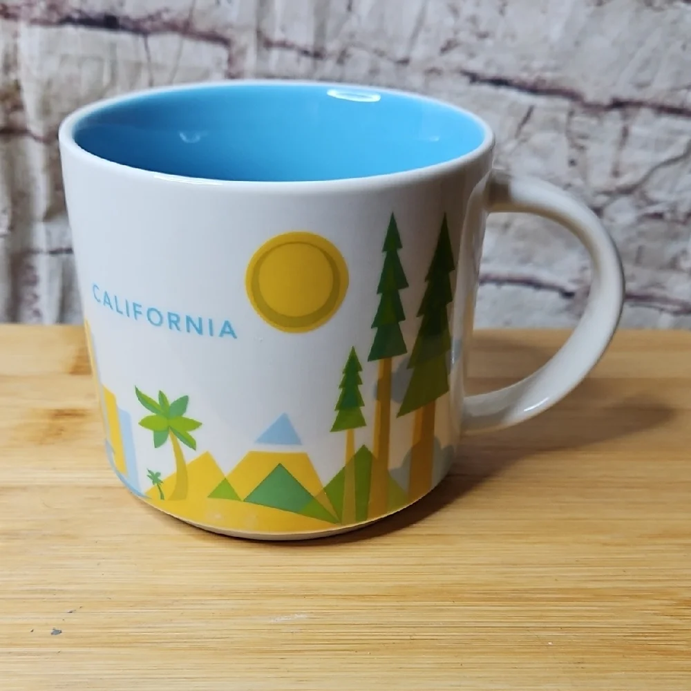 Starbucks California Coffee Mug 2013 You Are Here Collection Porcelain, 3 3/4
